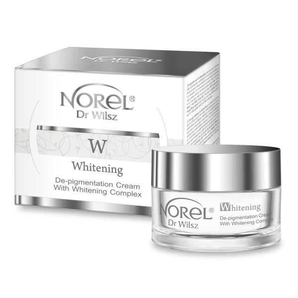 Крем для шкіри з порушеннями меланогенезу De-pigmentation cream with whitening complex 50 мл (DK 203)