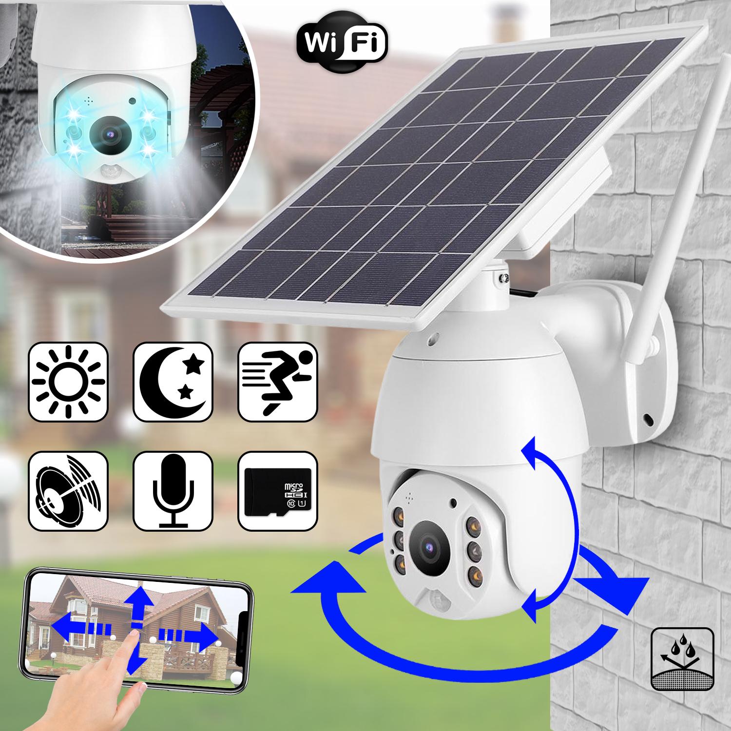 Вулична Wi-Fi камера відеоспостереження з сонячною батареєю FC6 1080P управління з телефону - фото 10 Вулична Wi-Fi камера відеоспостереження з сонячною батареєю FC6 1080P управління з телефону - фото 10