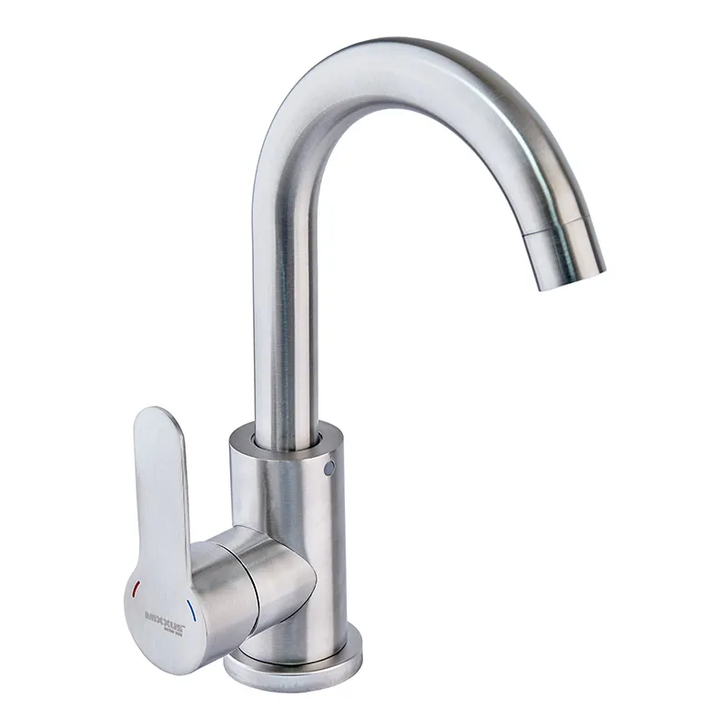 Смеситель для умывальника MIXXUS DAX-001-C из нержавеющей стали (MX1339)