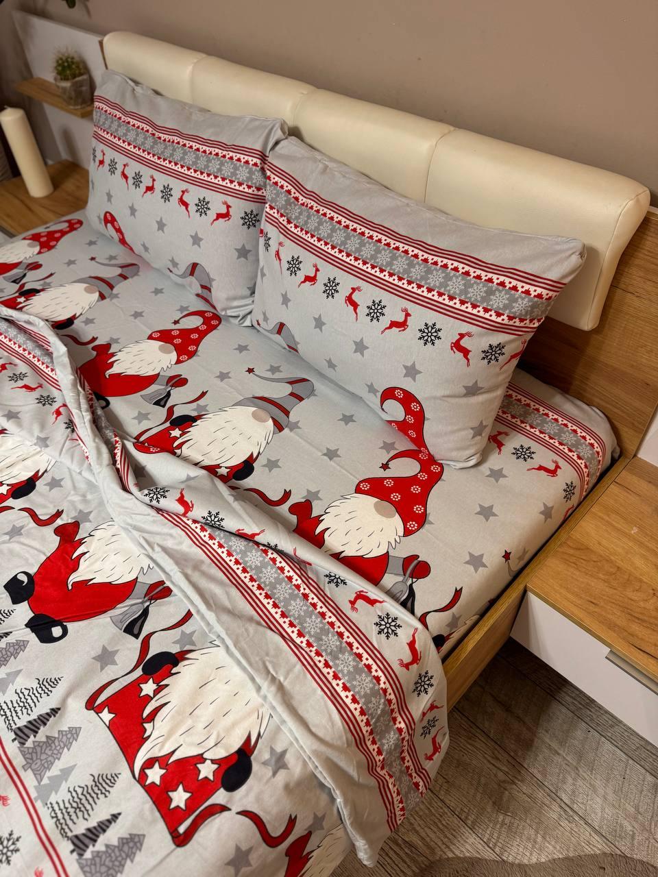 Постельное белье фланель евро 200х215 см наволочки 70х70 см 2 шт. (Д-Al-flanel-003-03 70х70) - фото 7