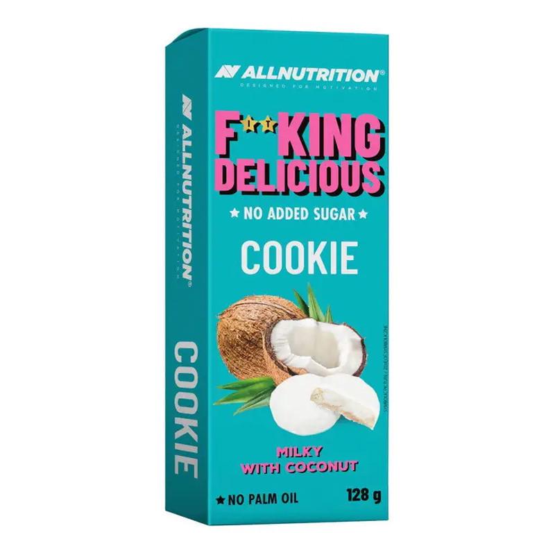 Печиво AllNutrition Fit King Delicious Cookie Молочний з кокосом 128 г (23144-01)