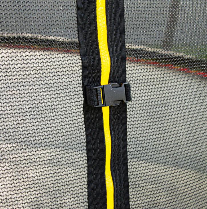 Батут с внутренней сеткой inSPORTline Flea PRO 244 см Черный (23878) - фото 6