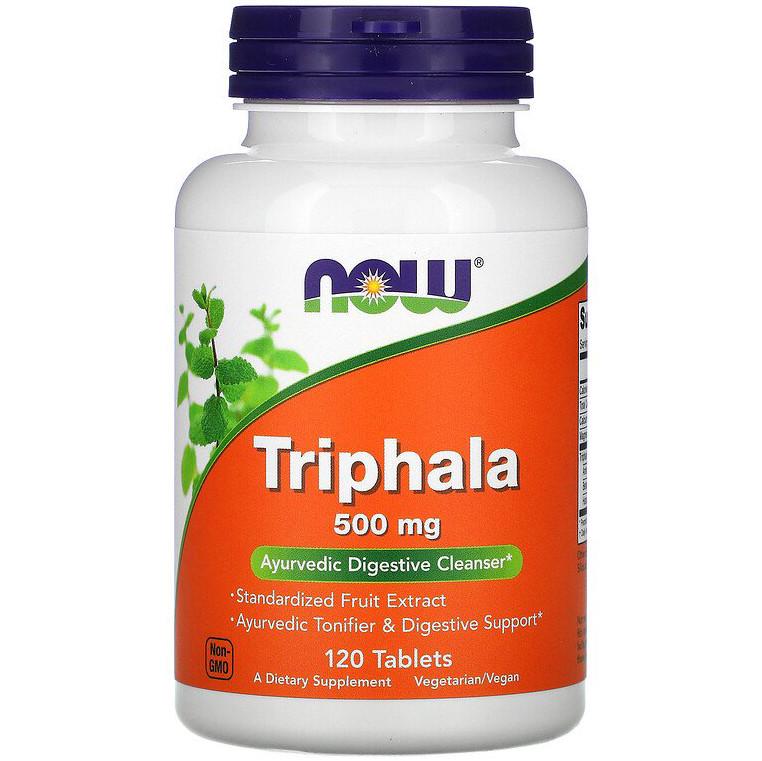 Трифала NOW Foods Triphala 500 мг 120 таблеток (944647381)