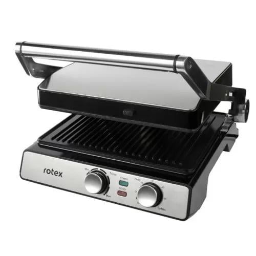 Гриль контактный Rotex RSM550-XL Серебристый (GR-06998)