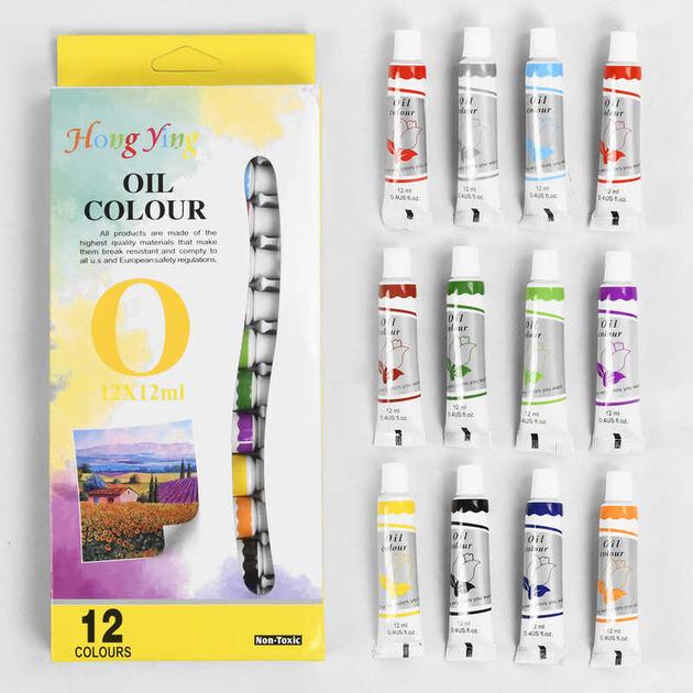 Фарби олійні 12 кол 12 мл (WW00549ST) - фото 2 Фарби олійні 12 кол 12 мл (WW00549ST) - фото 2