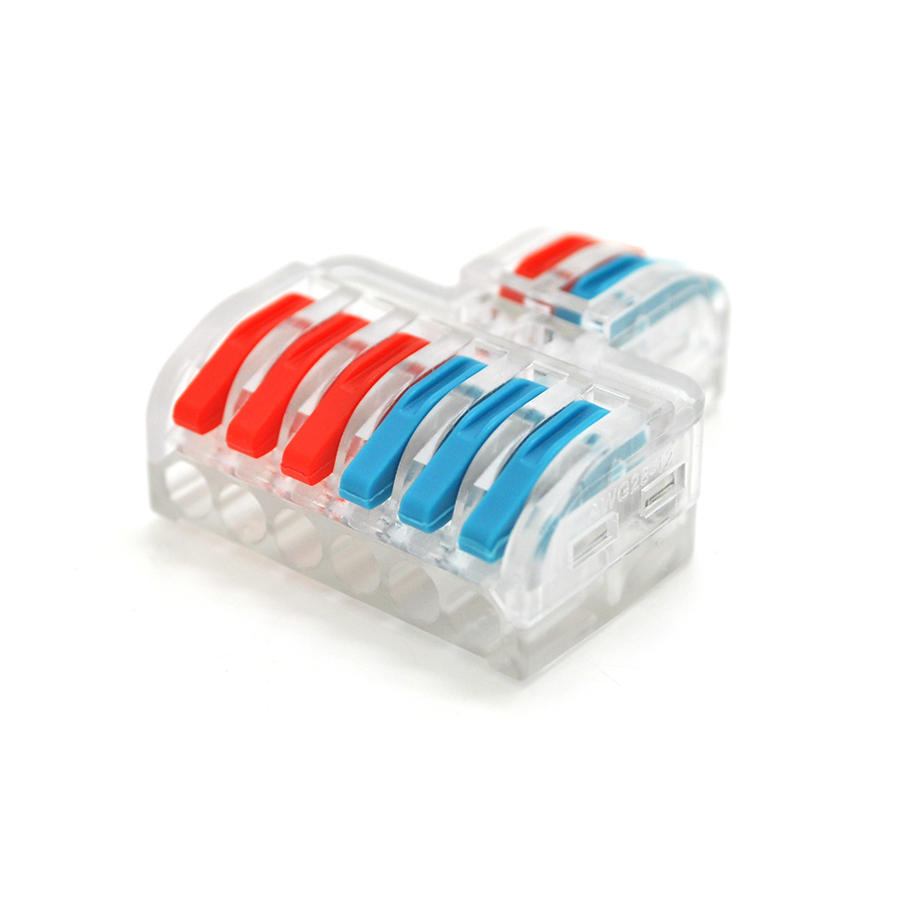 Колодка клемна VOLTRONIC LT-623 прозора 2х6 450V 32A (21737)