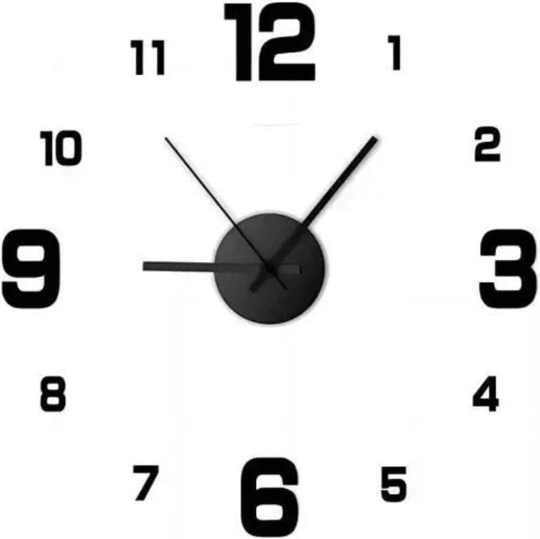 Часы настенные Primo DIY 3D бескаркасные 45 см Black (2675087053) Часы настенные Primo DIY 3D бескаркасные 45 см Black (2675087053)