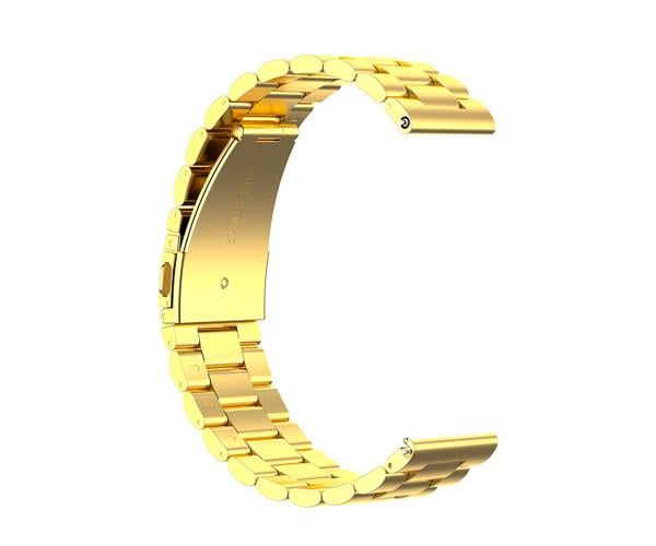 Ремешок металлический Metal Classic для Amazfit Balance/Balance 2 смарт-часы 22 мм Золотой (49543)