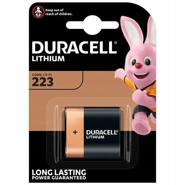 Батарейка Duracell Ultra Lithium DL223/CR-P2/223/EL223AP 6 V (D223CRP2)