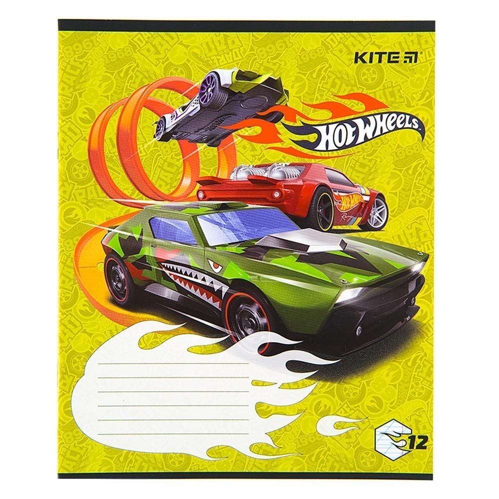 Комплект школьных тетрадей KITE Hot Wheels 12 листов 25 шт. (HW22-235_25pcs) - фото 6