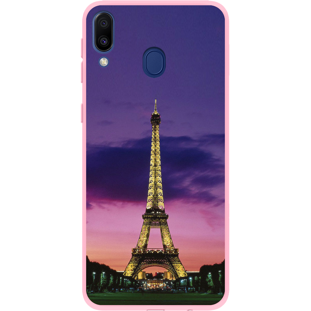 Чохол BoxFace Samsung M205 Galaxy M20 Опівночі в Парижі Рожевий силікон (36205-up964-43046)