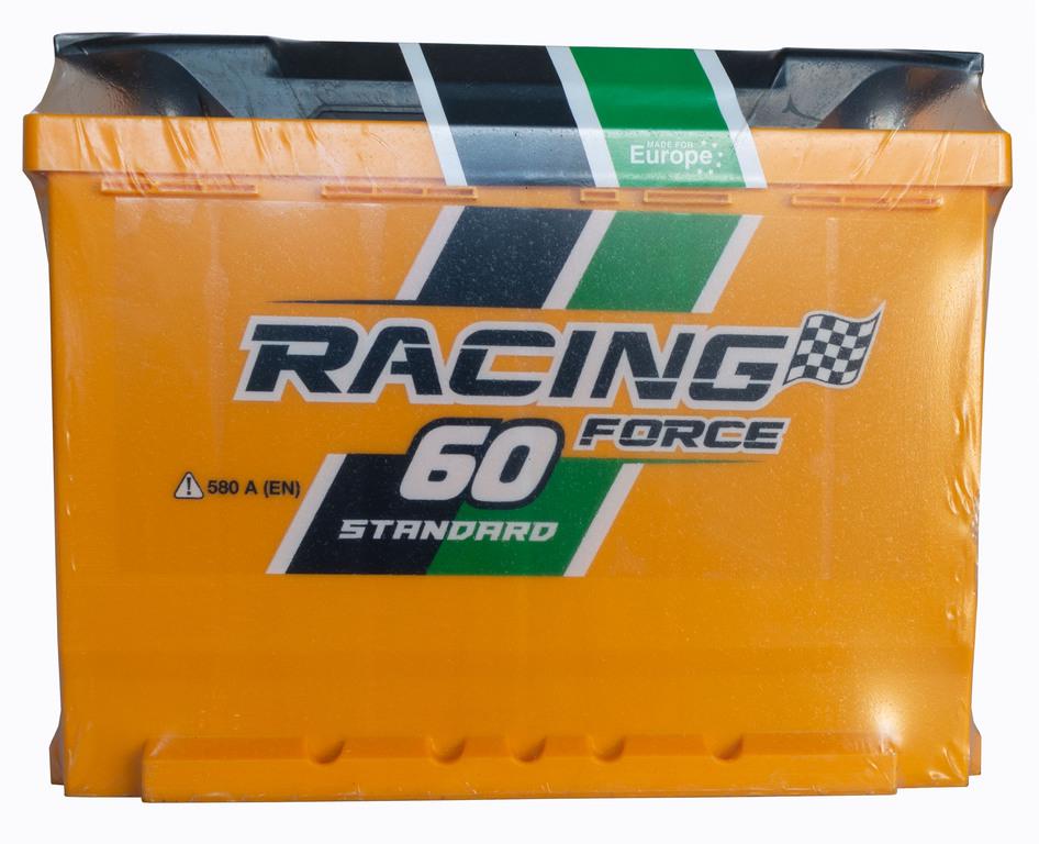 Акумулятор Force Racing Standart 60 зворотня плюс справа 580 А (000035197)