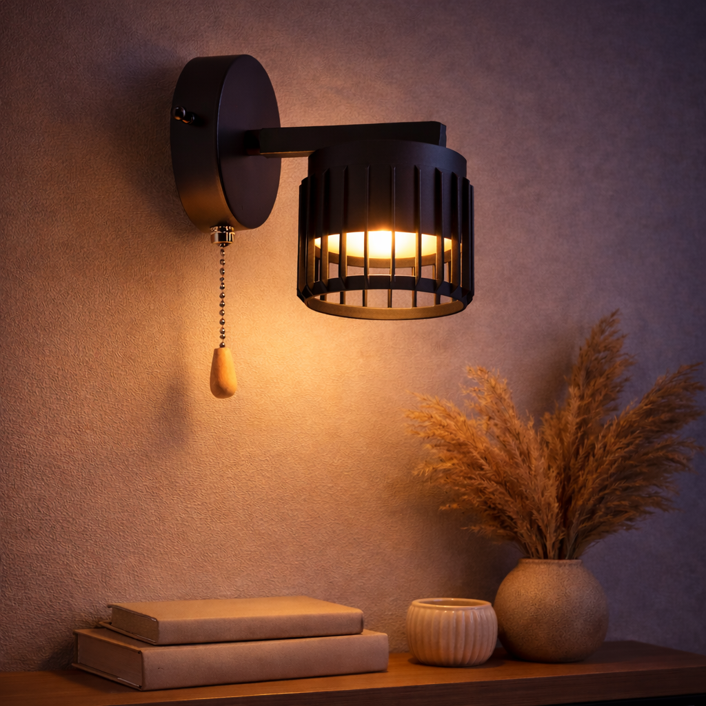 Бра Valeso с металлическим корпусом под лампу GX53 Черный (B N6840/1W BK)