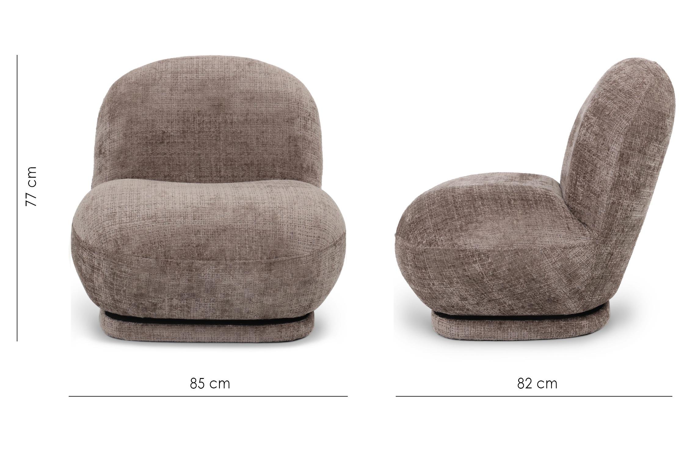 Крісло Tiny поворотне 360° Cream truffle charm (13885) - фото 3 Крісло Tiny поворотне 360° Cream truffle charm (13885) - фото 3