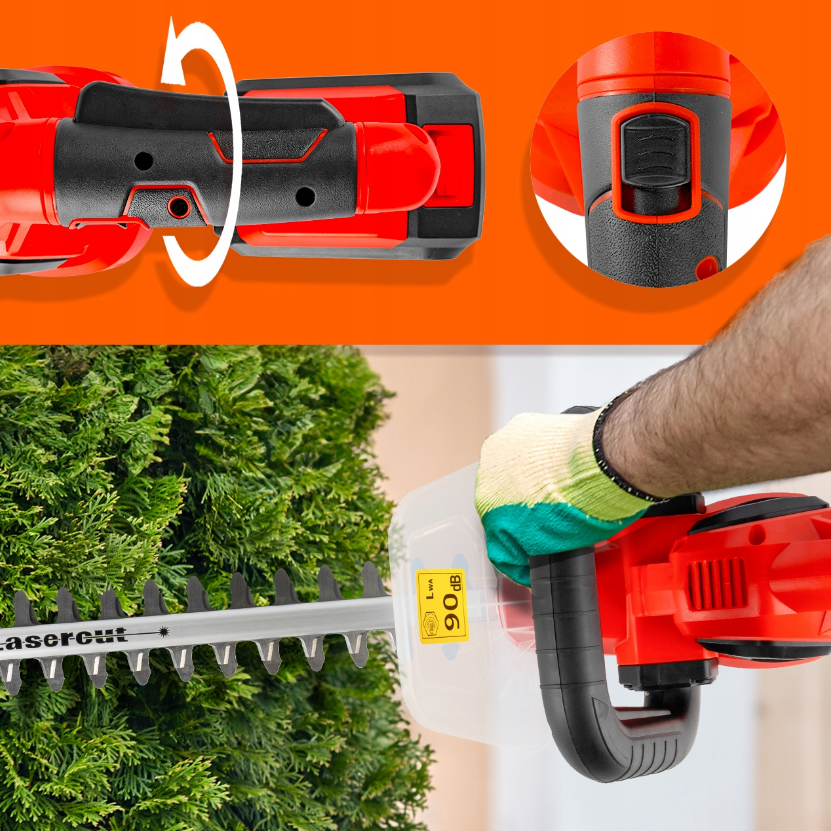 Кущоріз акумуляторний Maltec 58 см 20В з акумулятором 20В 2А/год (23830044) - фото 5