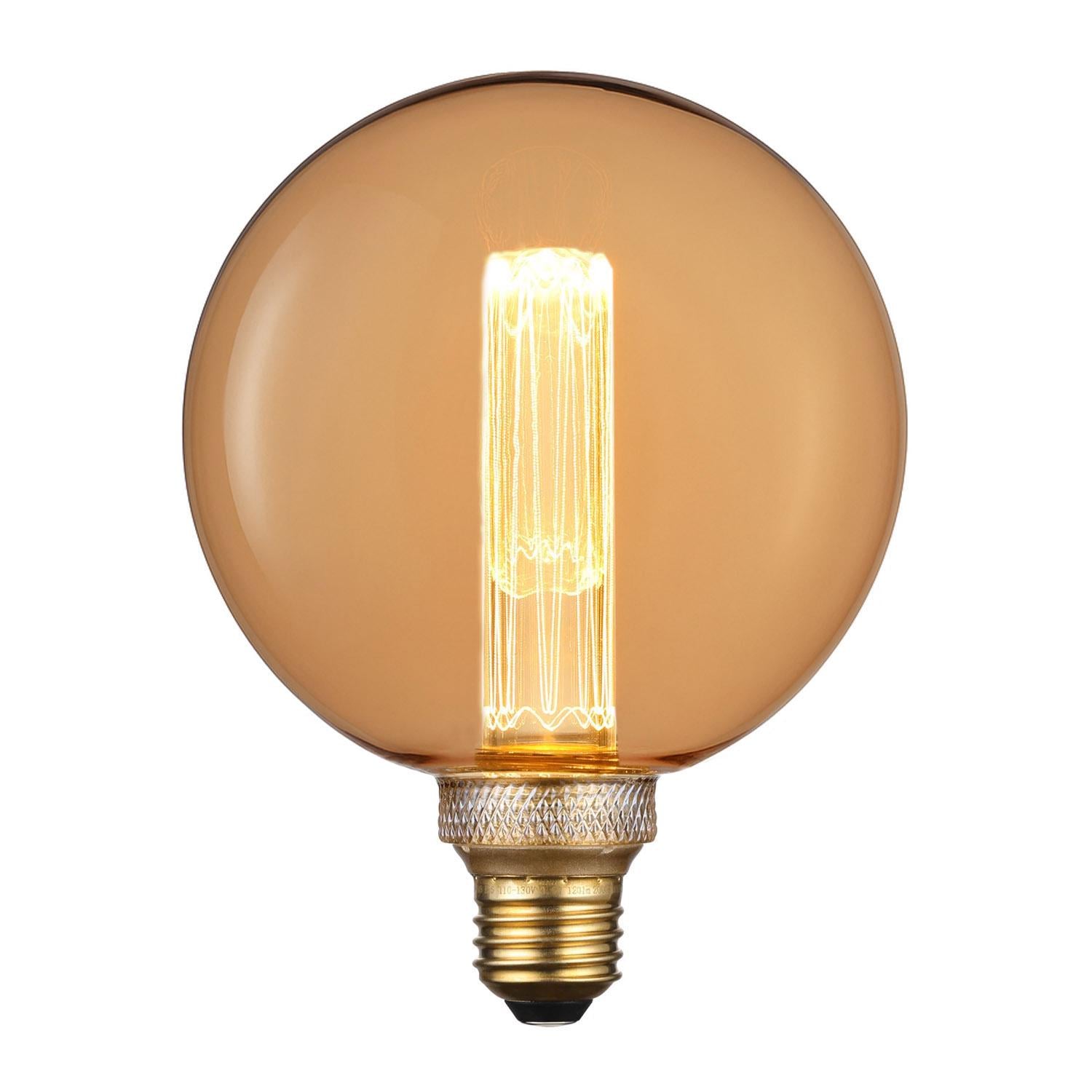 Лампа Эдисона Premium Virtual Filament LED G125 RN E27 4W 1800К разборная