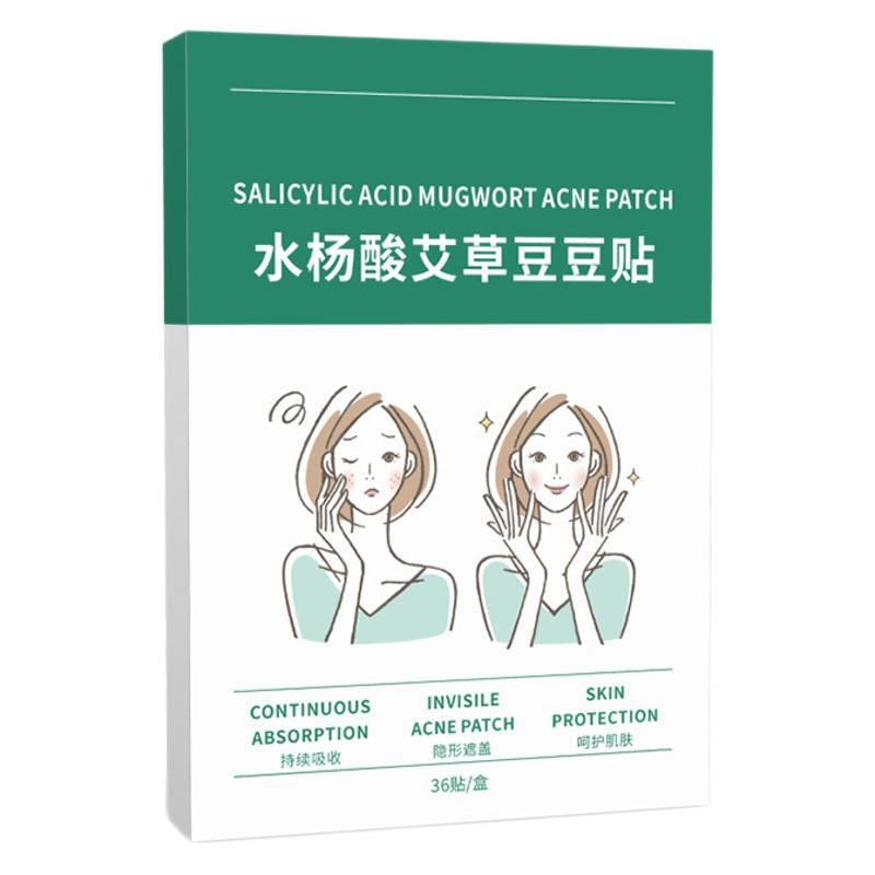 Патчі протизапальні денні та нічні від прищів вугрів і запалень набір 36 шт. Прозорий (R9433)