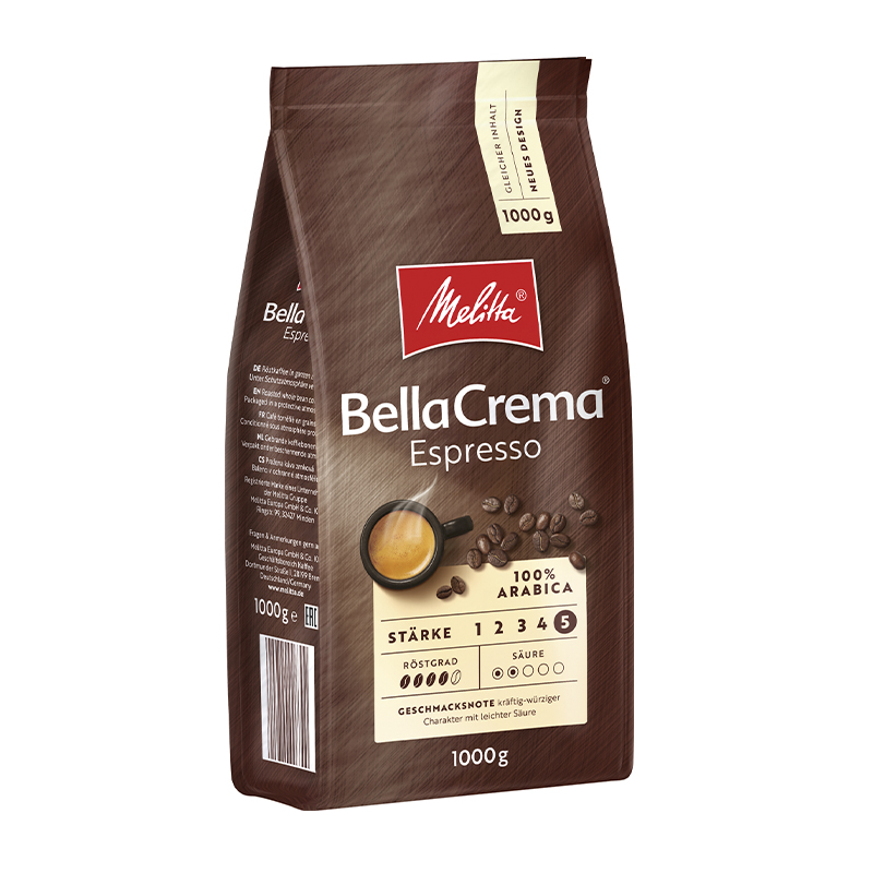 Кофе в зернах Melitta Bella Crema Espresso 100% арабика 1 кг - фото 2