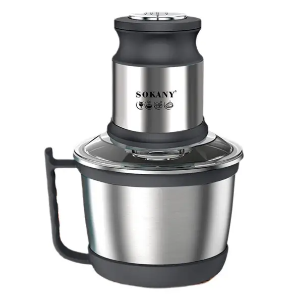 Измельчитель-чоппер Sokany SK-7027 нержавеющая сталь 3 л (SK-7027)