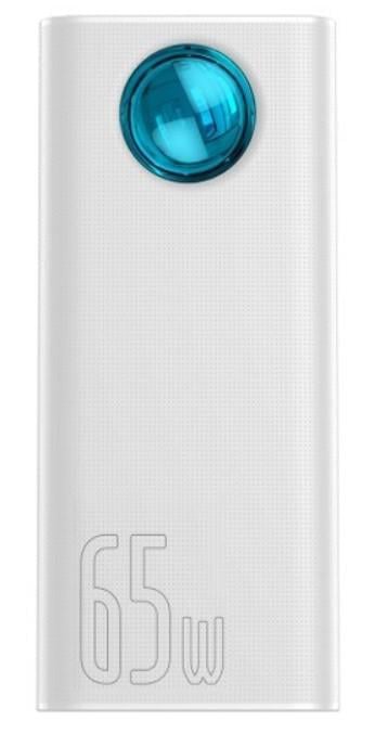 Повербанк BASEUS 30000 mah 65W 6A QC3.0 PD3.0 Type-C to Type-C 100W White