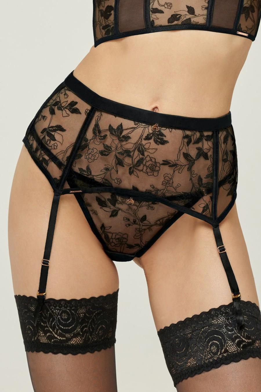 Пояс для чулок Marc & Andre р. 48/XL Черный (75044)