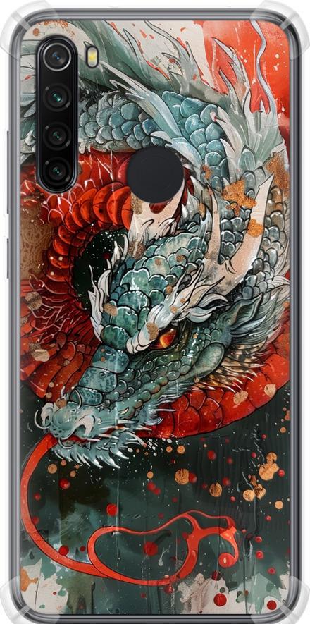 Чехол на Xiaomi Redmi Note 8 Стихия огня (6101sp-1787-42517)