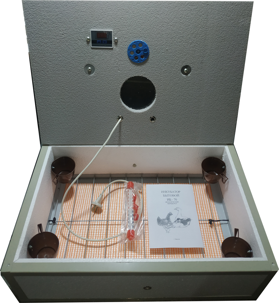 Інкубатор механічний Наседка 100 з цифровим терморегулятором (11341) - фото 2