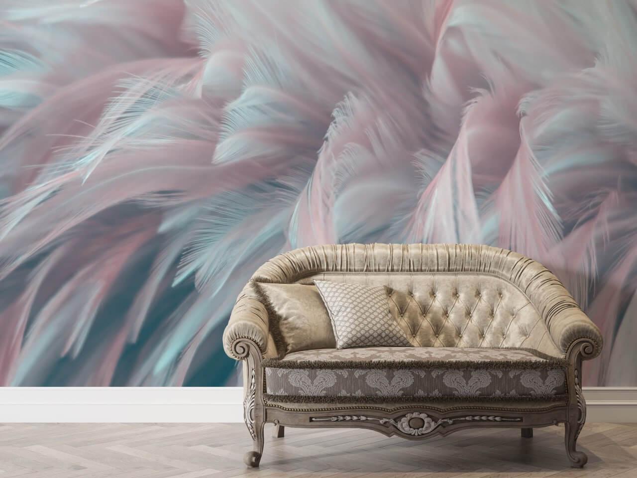 Фотошпалери флізелінові Styleo Print-walls 3D Ніжне пір'я 009 400х250 см (Pw-009/4)