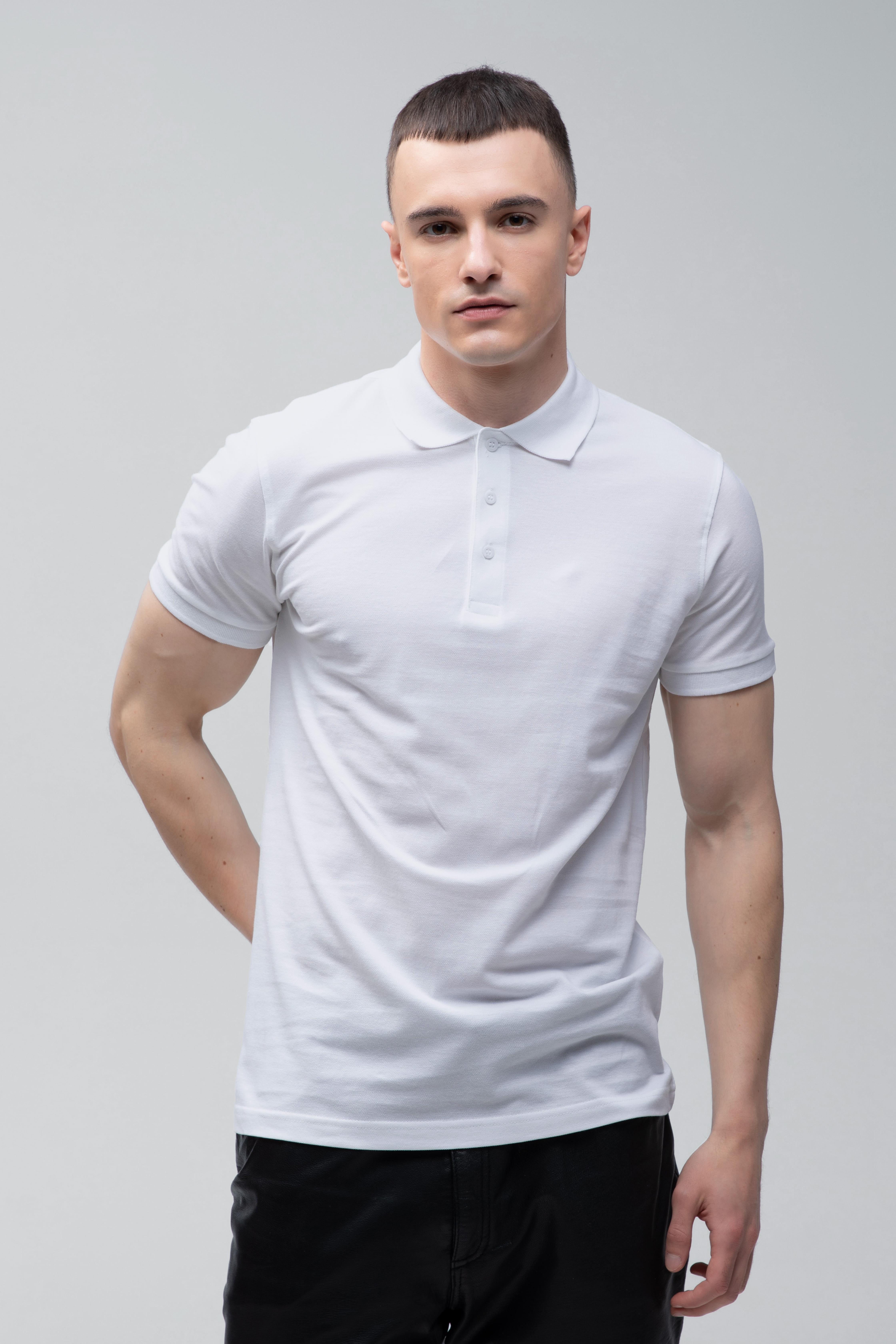 Поло мужское классическое Stedman Lux Polo XXL Белый (ST9060-WHI)