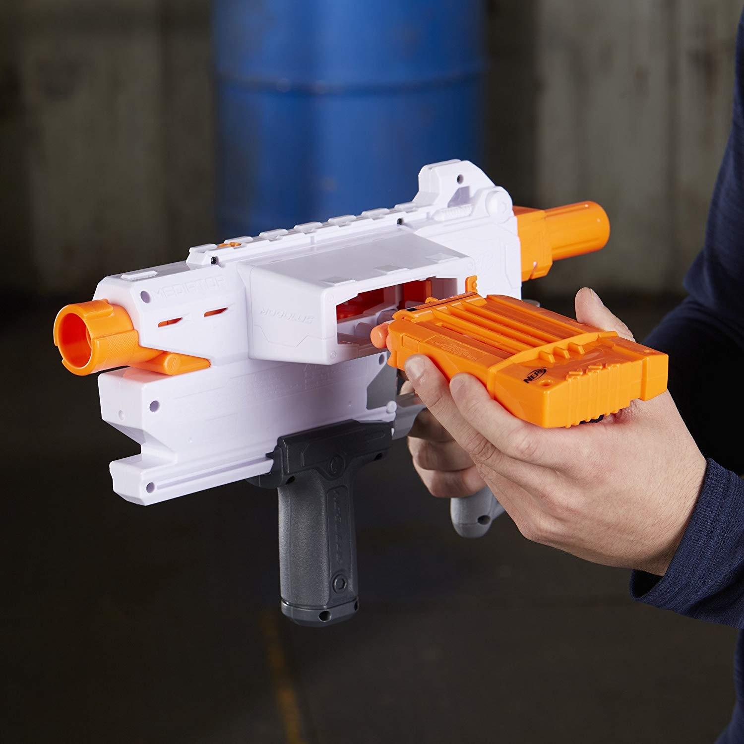Бластер Nerf E0016 Nerf Modulus Mediator (NRF48) - фото 3 Бластер Nerf E0016 Nerf Modulus Mediator (NRF48) - фото 3