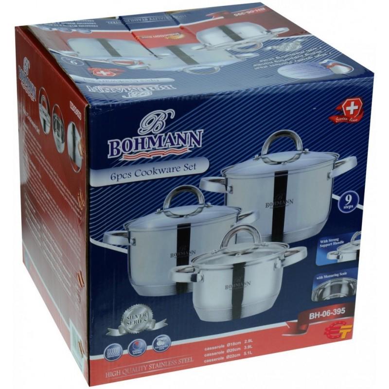 Набор Кастрюль Bohmann BH 06-395 6 пр. (46714)