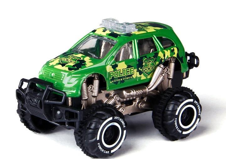 Инерционная игрушка You Sheng Cross Country Beast детский автомобиль 1:64 Зеленый (SUN3447)