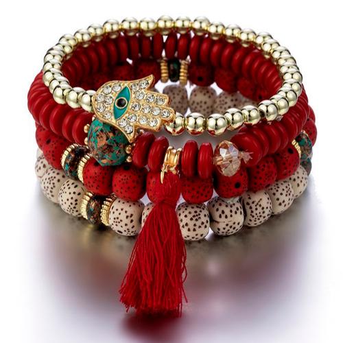 Браслети-оберіг на руку Eye Protection 4в1 подарункова уп. (3770-1)