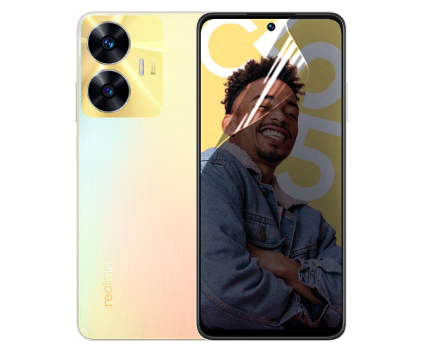 Пленка противоударная гидрогелевая Hydrogel Film для Realme C55 Transparent