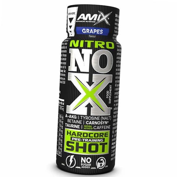 Предтренировочный комплекс для пампинга Amix Nutrition Nitro Nox Shot 60 мл Виноград (11135012)