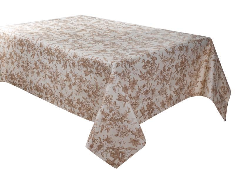 Скатерть водоотталкивающая Lefard Corso 140x140 см Бежевый (715-414)