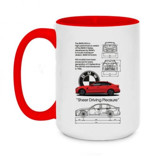 Чашка двухцветная BMW M3 Car 420 мл (17767264-3-203199) Чашка двухцветная BMW M3 Car 420 мл (17767264-3-203199)