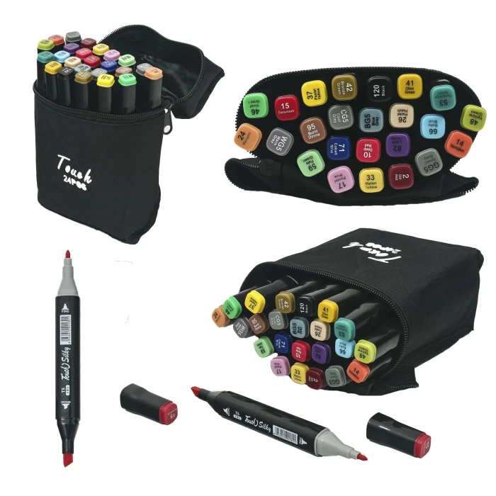 Маркери для скетчингу за номерами Touch Coco 24 шт. (14778) - фото 3 Маркери для скетчингу за номерами Touch Coco 24 шт. (14778) - фото 3