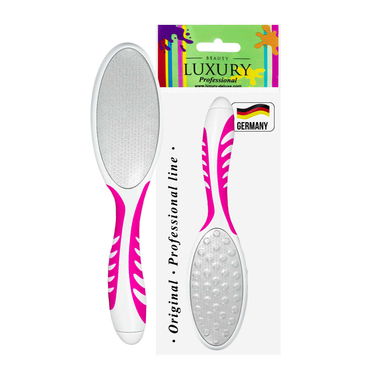 Терка для пяток Beauty Luxury двухсторонняя лазерная грит FL-06 (26196831)