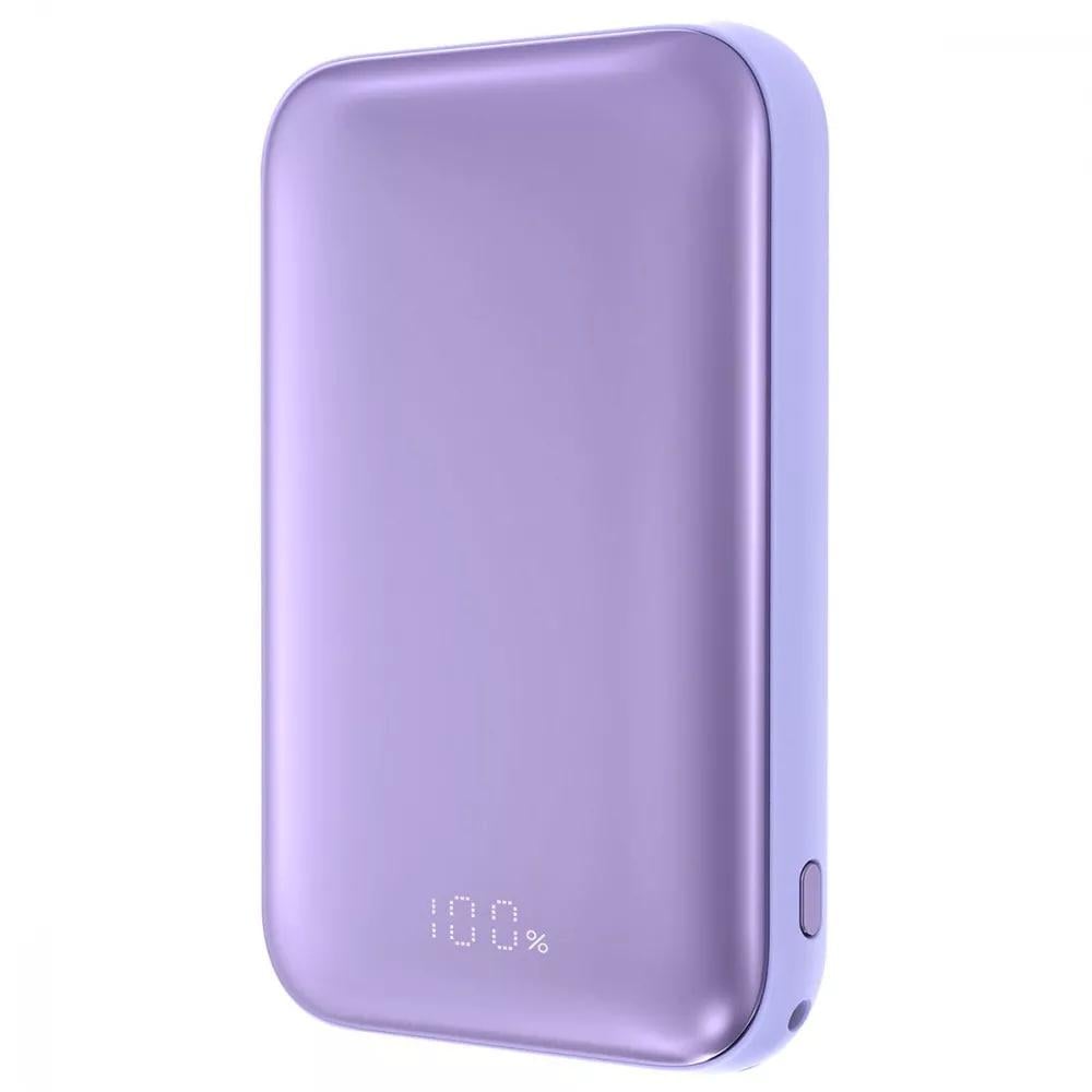 Повербанк Proove Vibe Energy з бездротовою зарядкою Qi 15W 2в1 10000 mAh 20W Purple (000372)