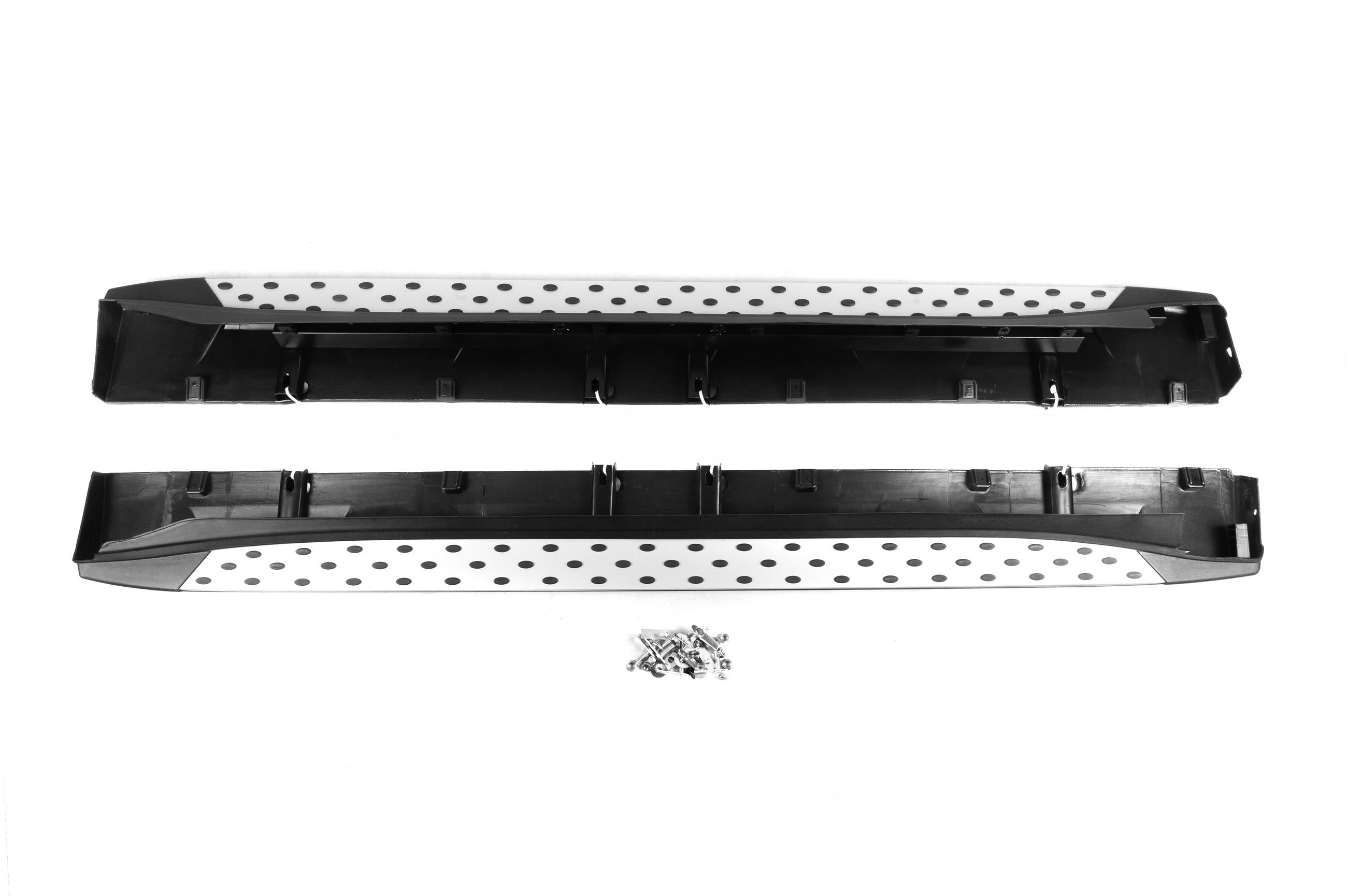 Боковые пороги Cixtai OEM V1 для Mitsubishi Outlander 2012-2021 гг. алюминий/пластик 2 шт. Серый (147220)