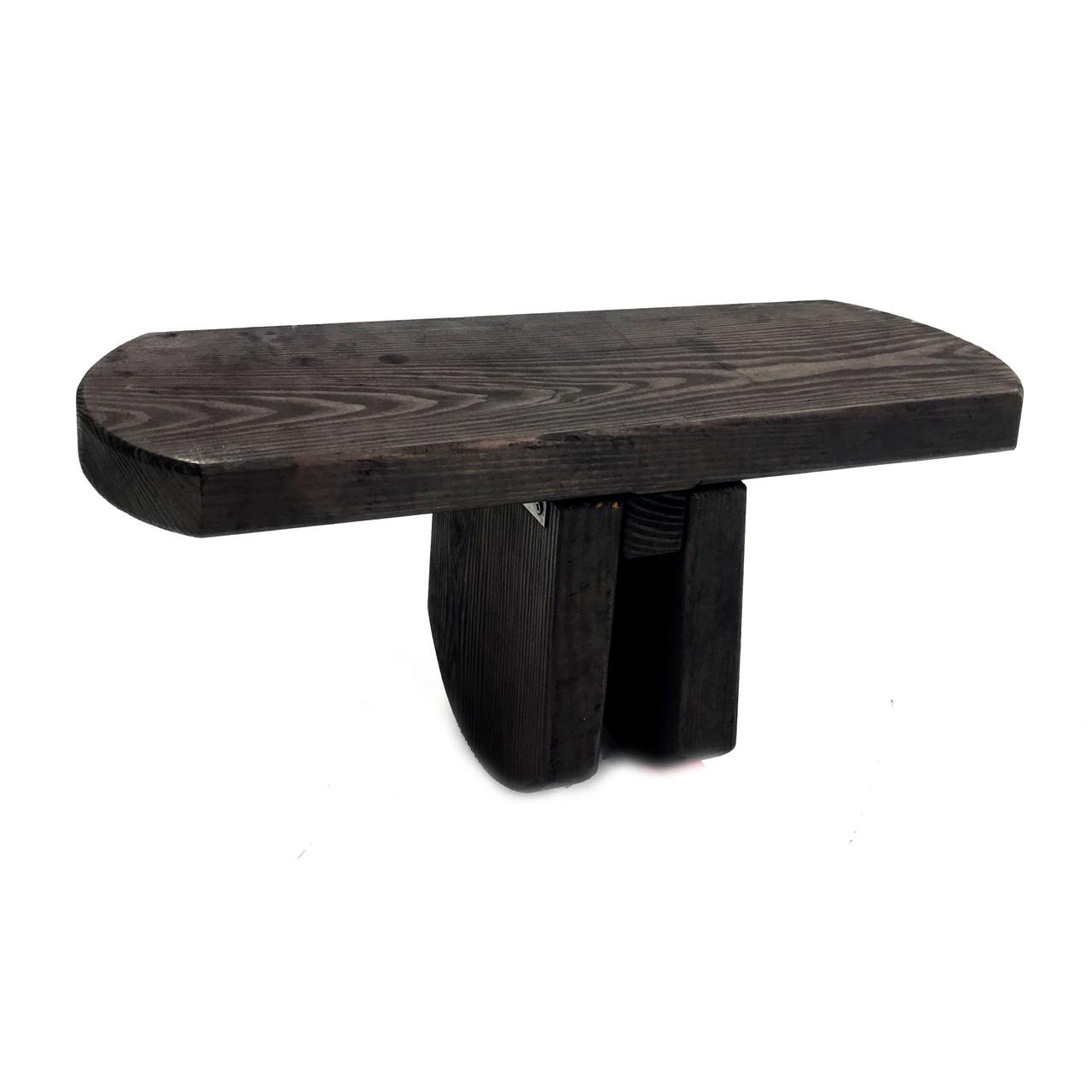Скамейка для медитации из дерева Чеопари Венге (СМЕ-000212) - фото 4