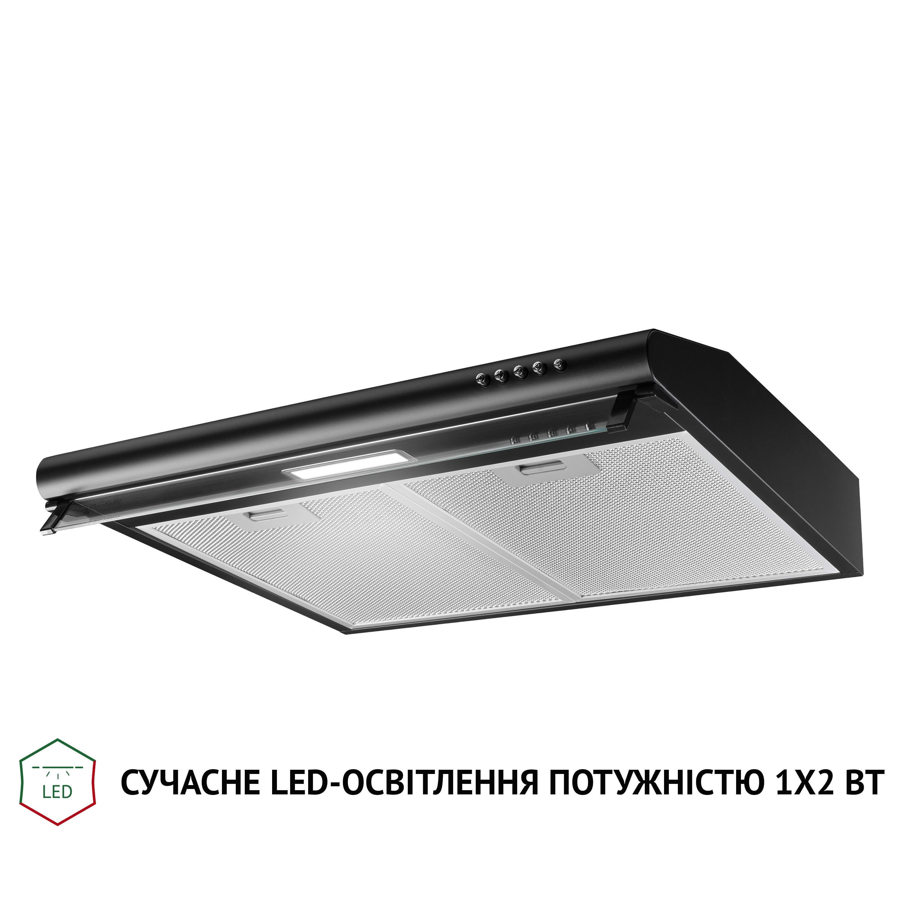 Витяжка PERFELLI PL 6144 BL LED - фото 4