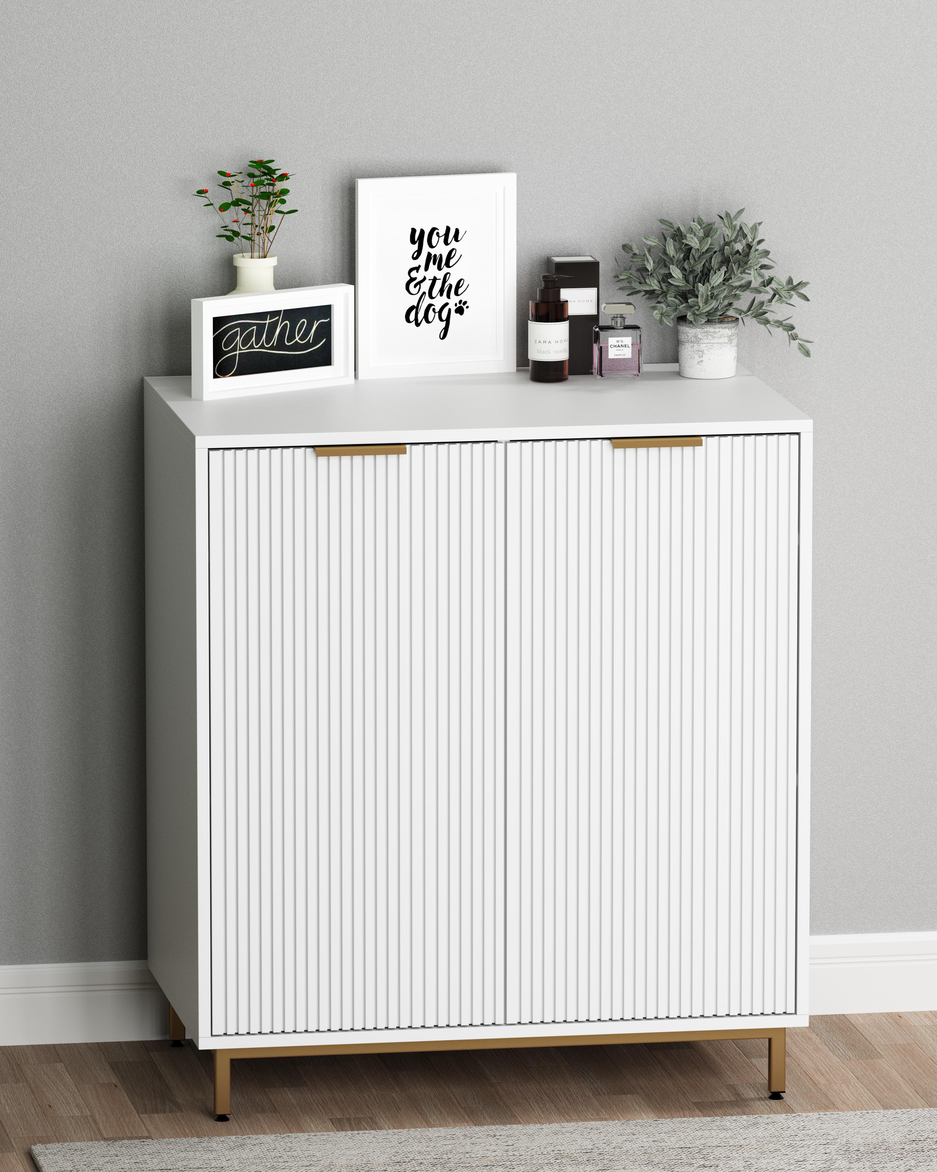 Комод из металла и массива ясеня KO14-MY 900х800х500 мм