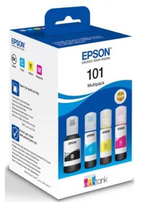 Комплект чернил Epson L4150/L4160 1 шт. 127 мл/3 шт. 70 мл B/C/M/Y Multipack (C13T03V64A)