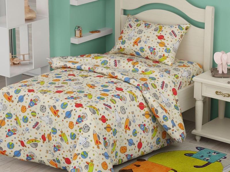 Дитяча постільна білизна для немовлят Лелека ранфорс БД 120 (2000025442)