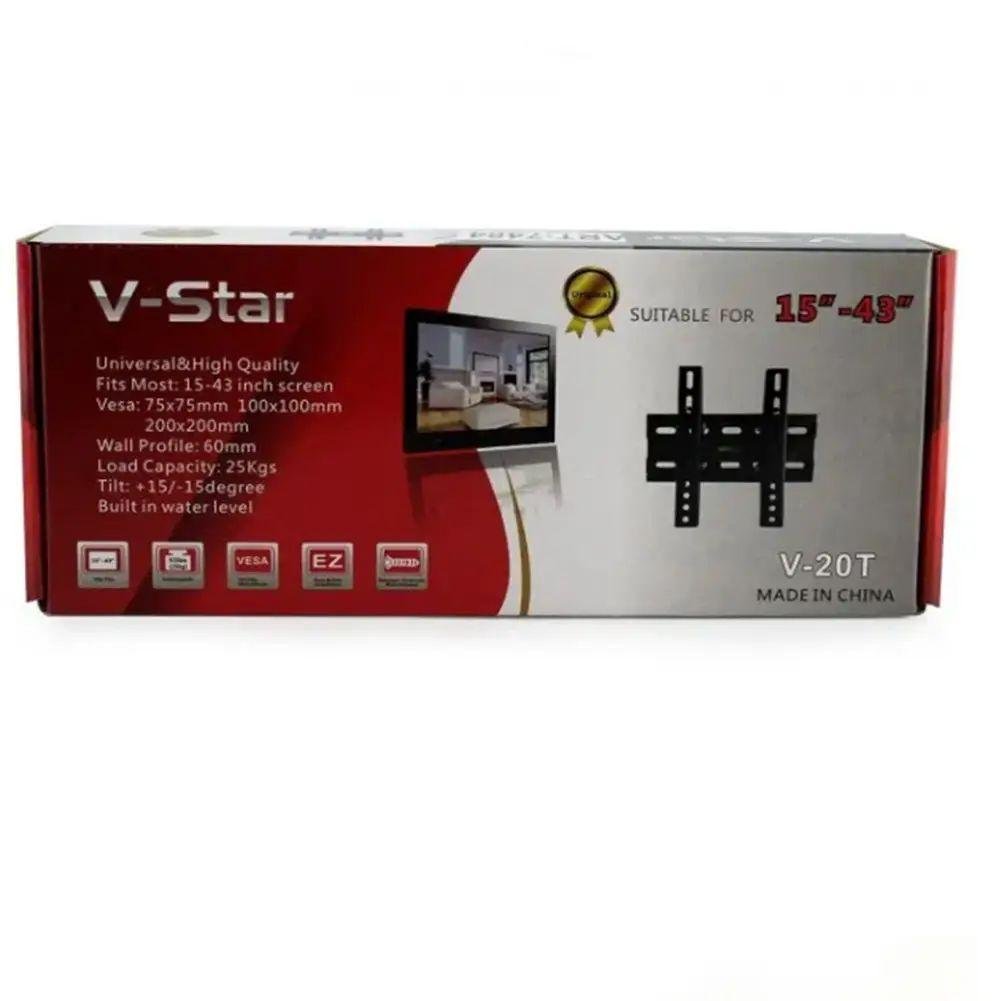 Кріплення для телевізорів VESA 15-43 V-Star V-20T Чорний (7484) - фото 9 Кріплення для телевізорів VESA 15-43 V-Star V-20T Чорний (7484) - фото 9