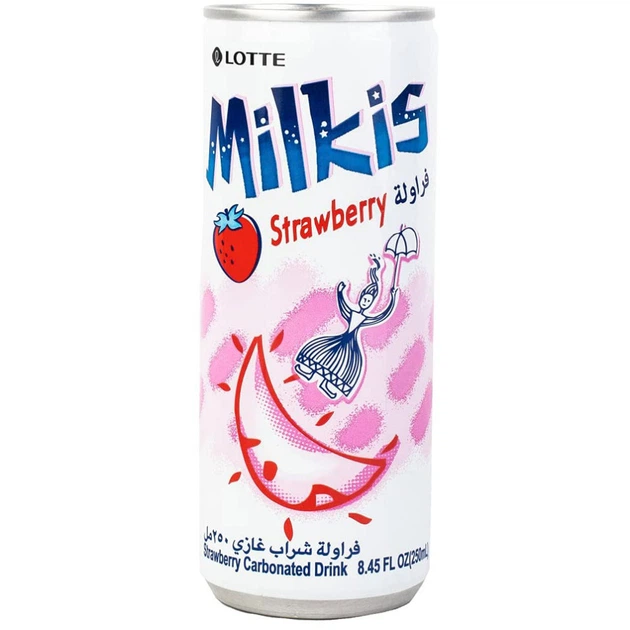 Напій йогуртовий Lotte Milkis Strawberry 250 мл 6 шт. (34011722)