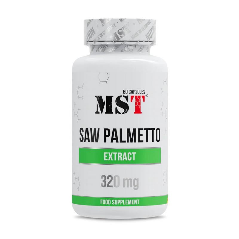 Со пальметто экстракт MST Saw Palmetto Extract 320 mg 60 капс. для мужчин