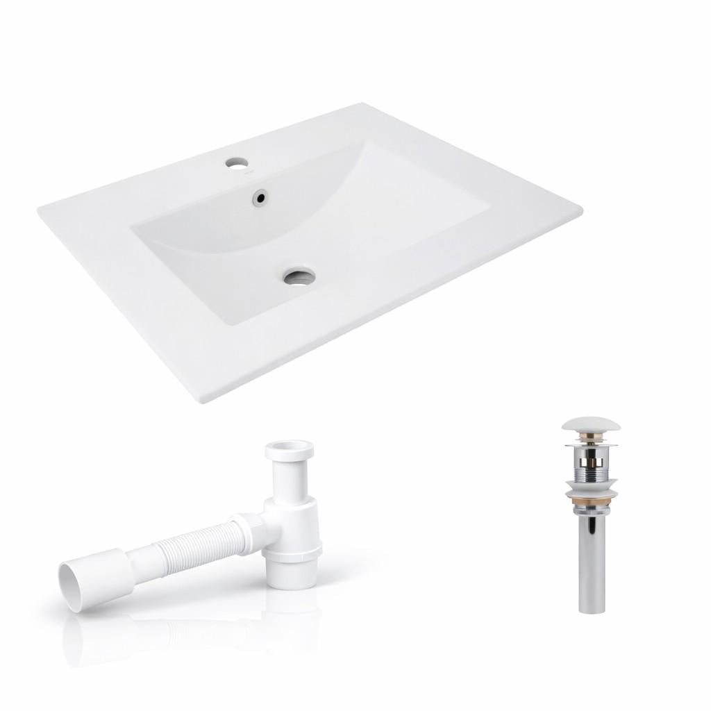 Комплект Qtap Albatross 620×460 White врізна меблева раковина/донний клапан Pop-up PU02O/сифон (48473) Комплект Qtap Albatross 620×460 White врізна меблева раковина/донний клапан Pop-up PU02O/сифон (48473)